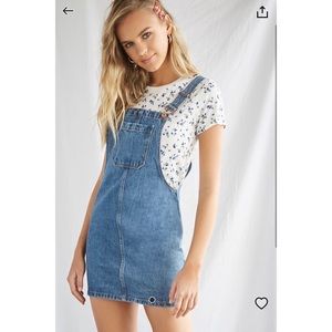 Forever 21 denim overall dress